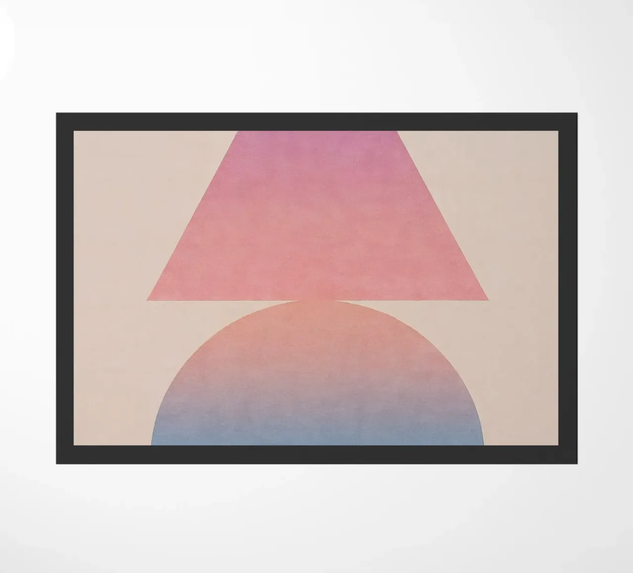 Gradient Geometry doormat by SMPLE