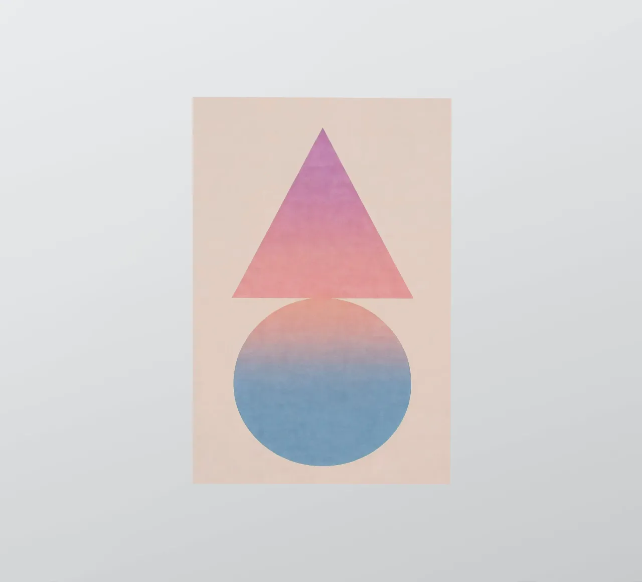 Gradient Geometry sticker by SMPLE