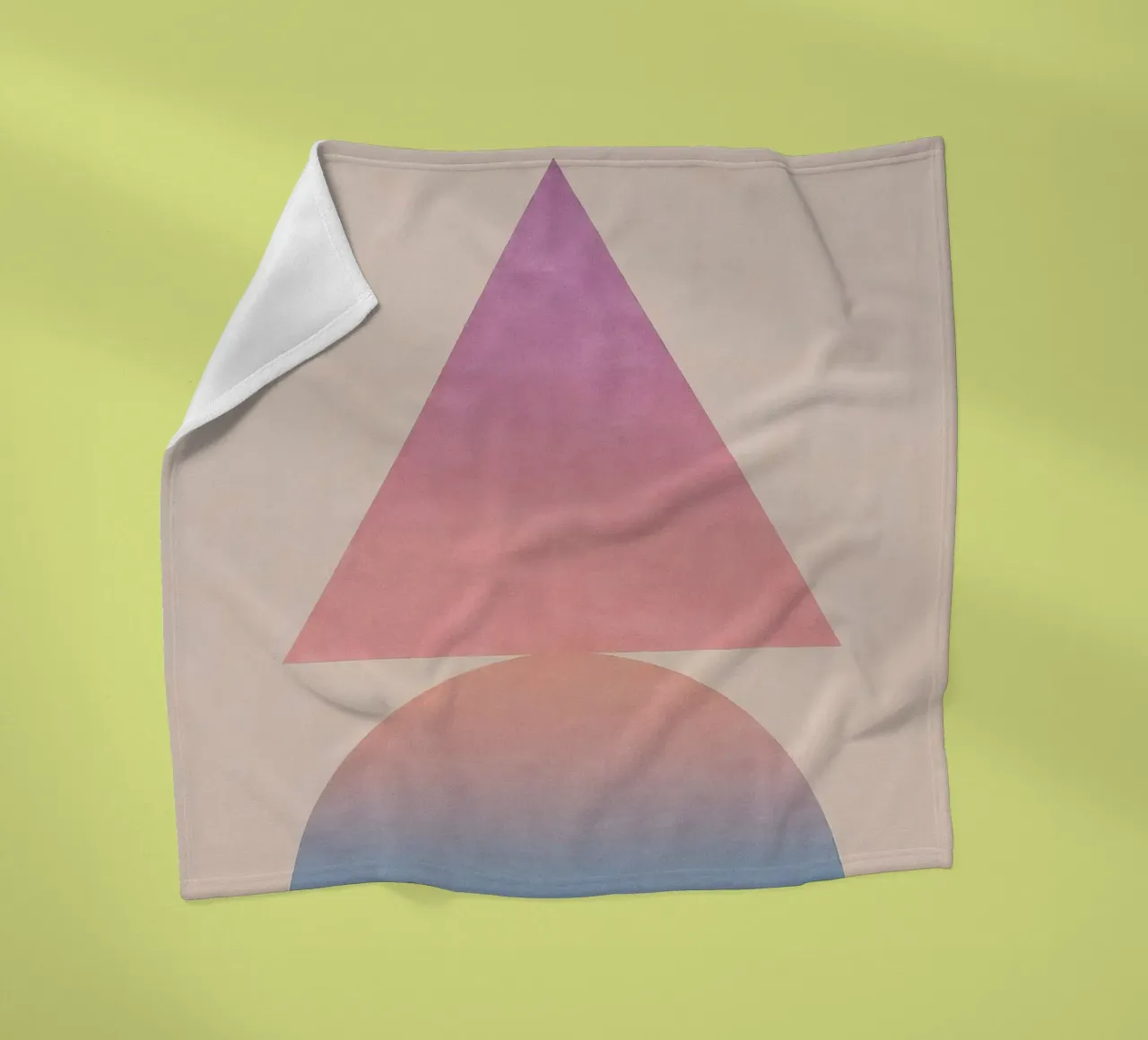 Gradient Geometry Fleecedecke von SMPLE