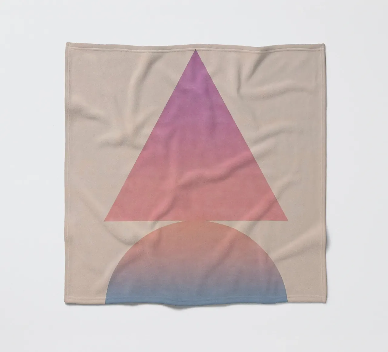 Gradient Geometry Fleecedecke von SMPLE