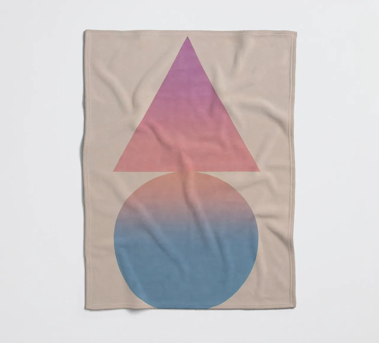 Gradient Geometry Fleecedecke von SMPLE