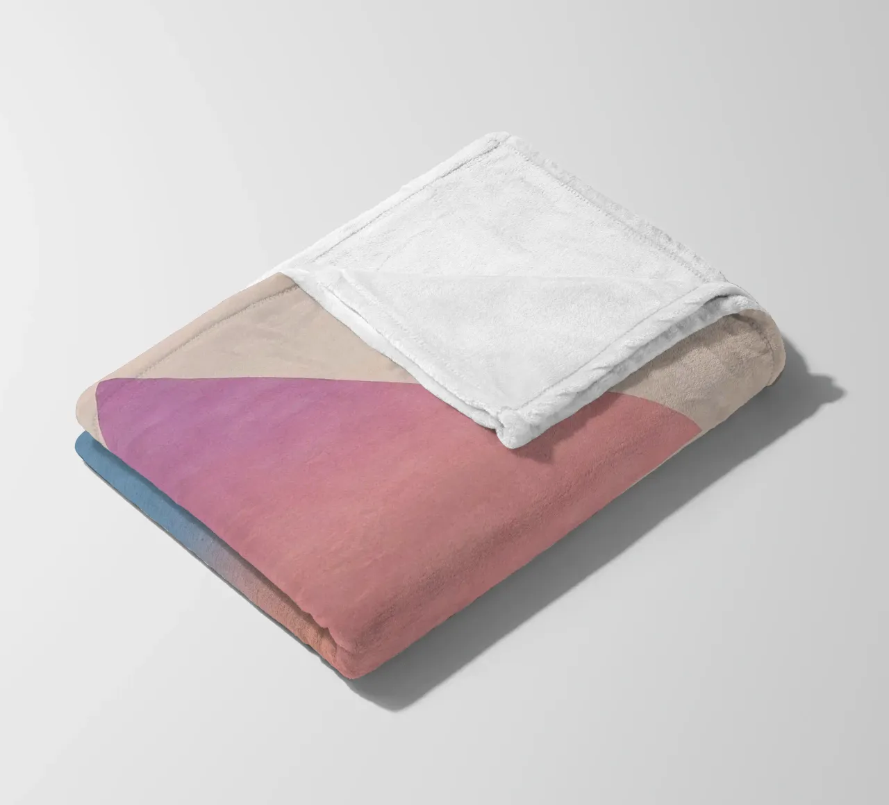 Gradient Geometry Fleecedecke von SMPLE