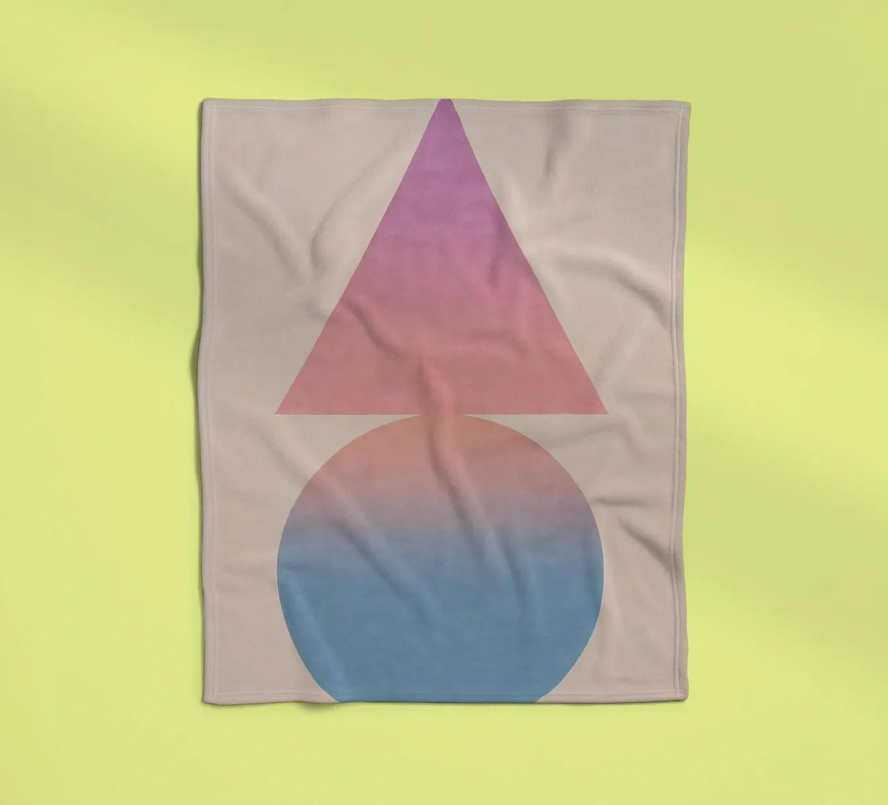 Gradient Geometry Fleecedecke von SMPLE