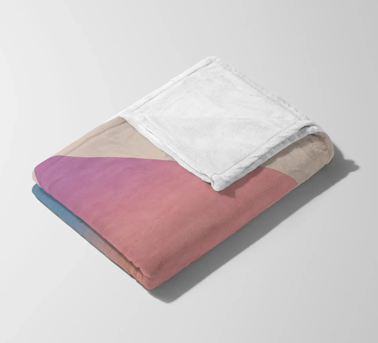 Gradient Geometry Fleecedecke von SMPLE