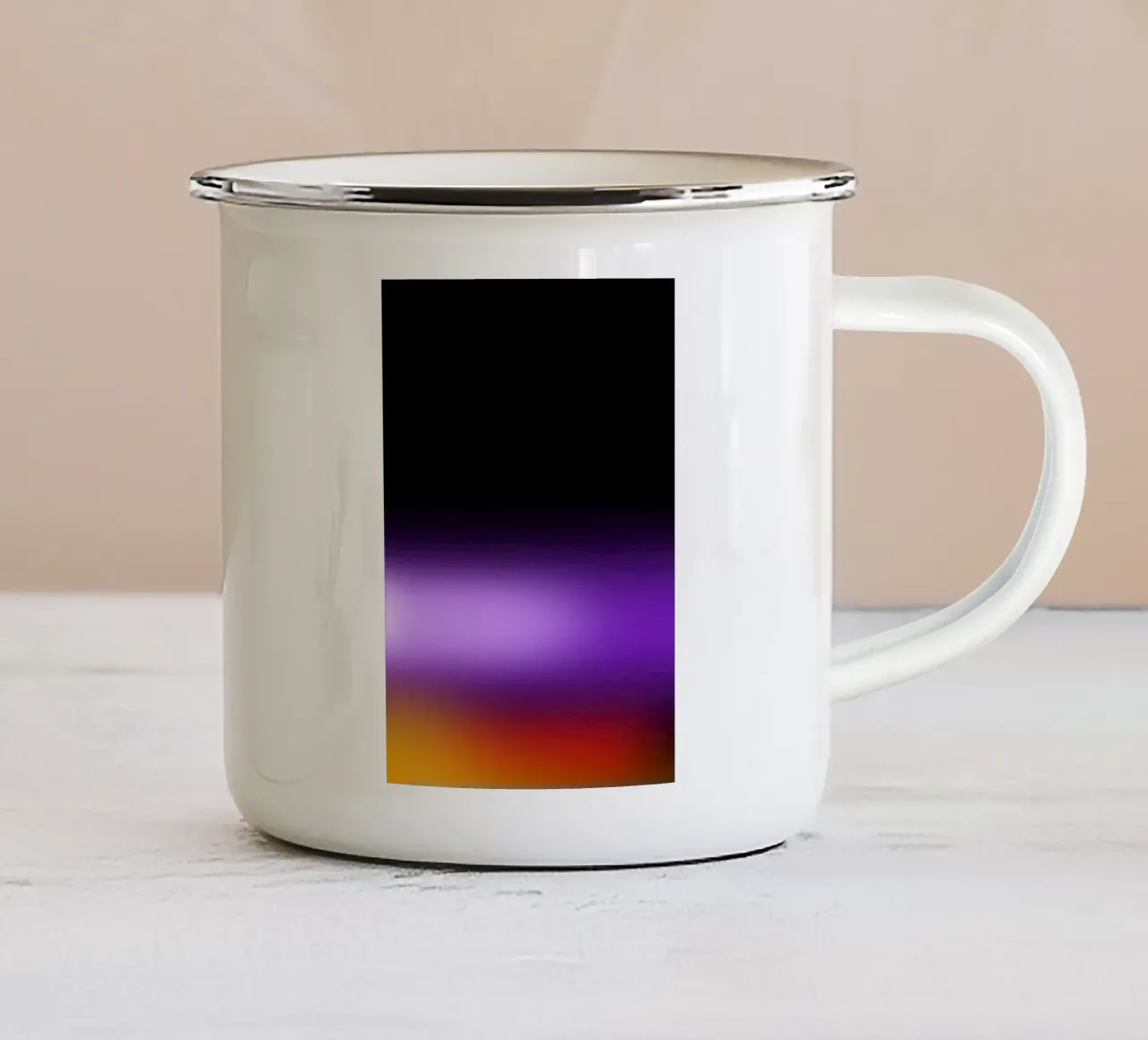 PurpleRed tazza in smalto da Flo Klein