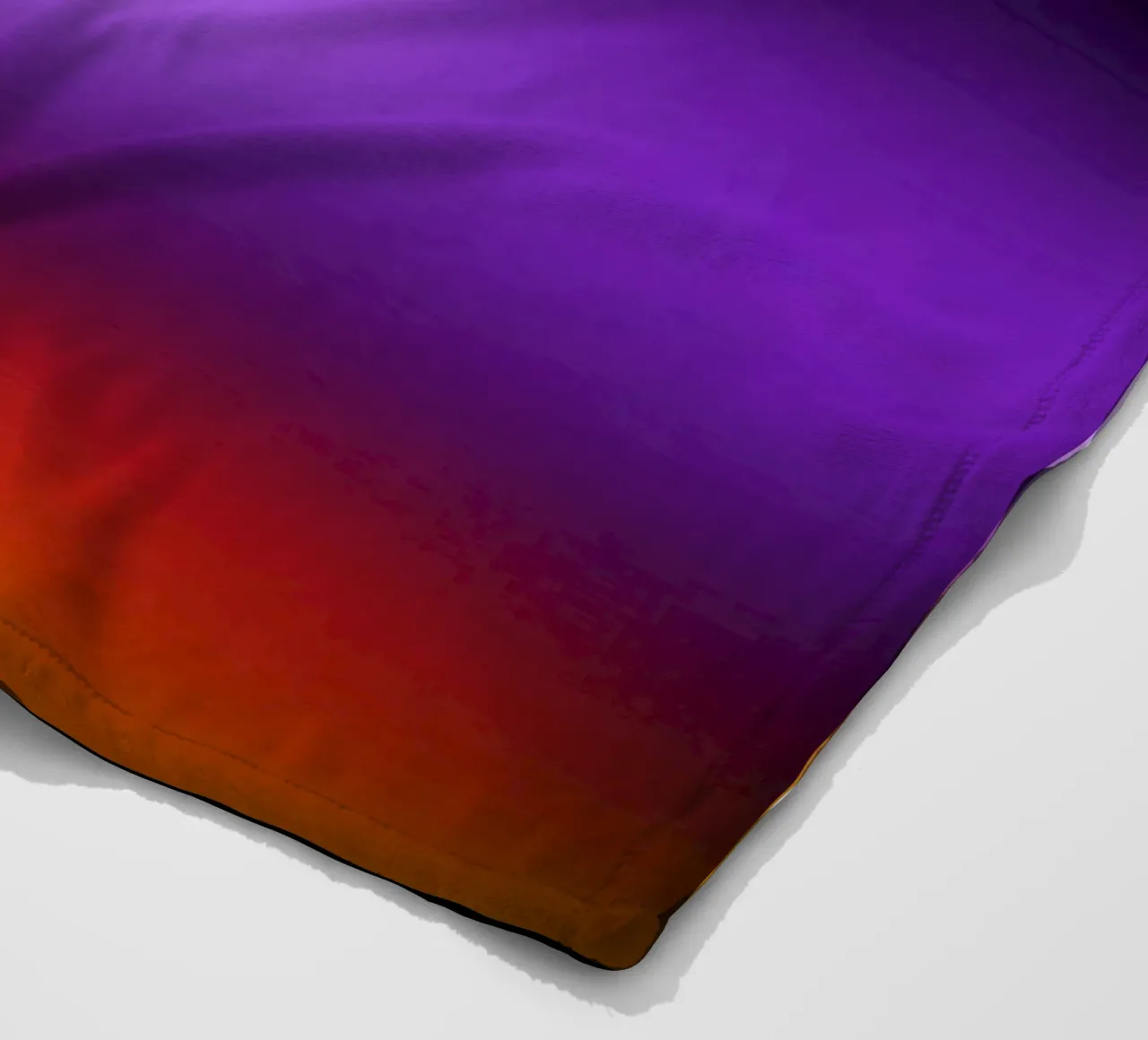 PurpleRed fleece blanket by Flo Klein