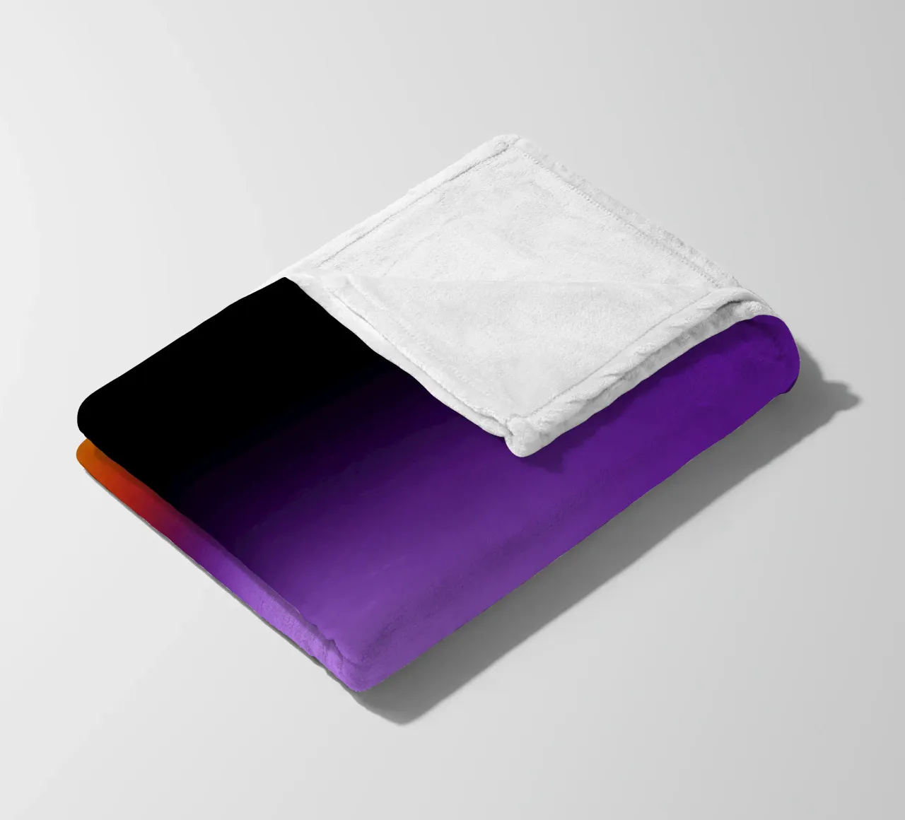 PurpleRed fleece blanket by Flo Klein