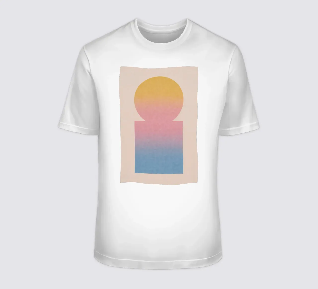 Totem gradiente t-shirt da SMPLE