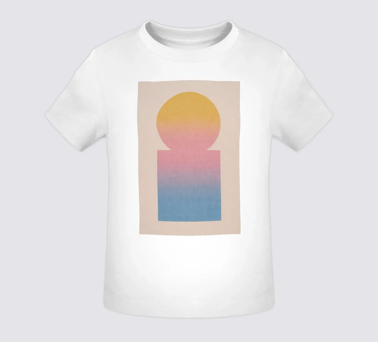 Tótem degradado camiseta de bebé de SMPLE