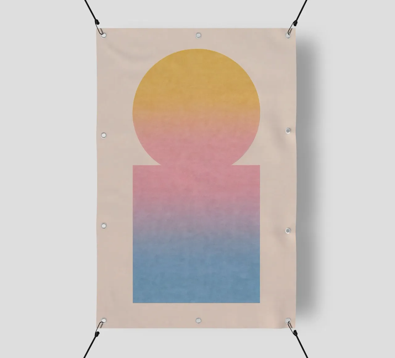 Totem gradiente telo in pvc da SMPLE