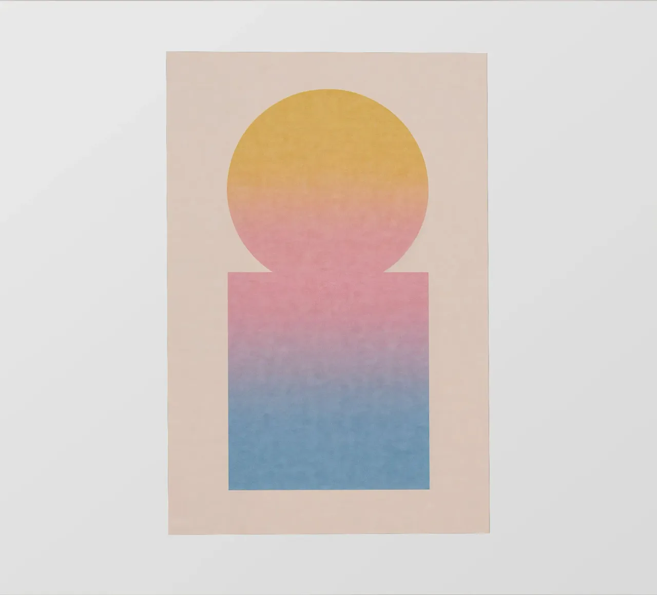 Totem gradiente telo in pvc da SMPLE