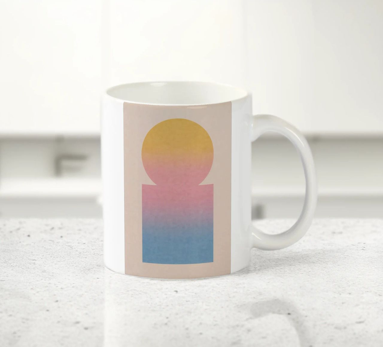 Totem gradiente tazza in ceramica da SMPLE