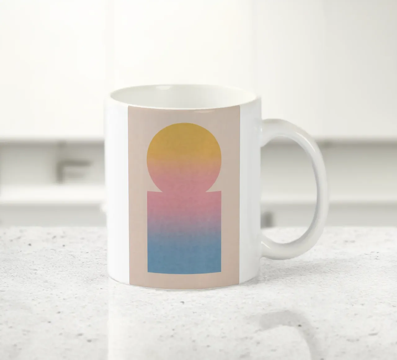 Gradient Totem Keramik Tasse von SMPLE