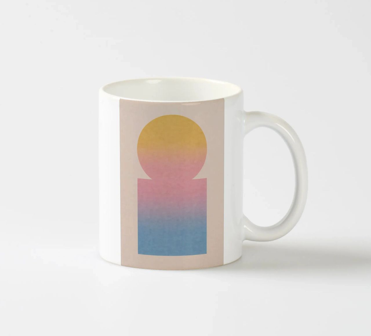 Totem gradiente tazza in ceramica da SMPLE