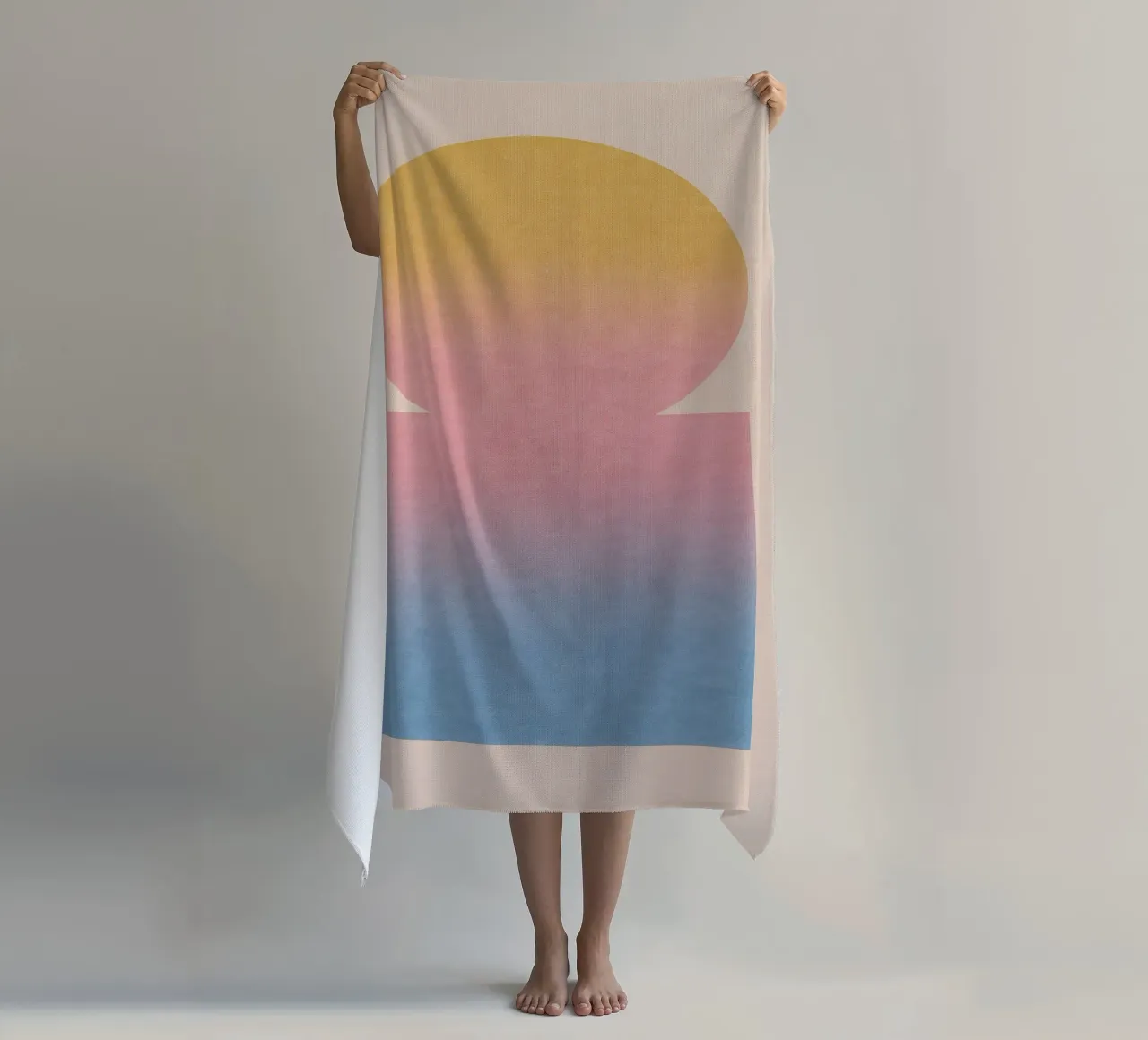 Totem gradiente telo mare da SMPLE