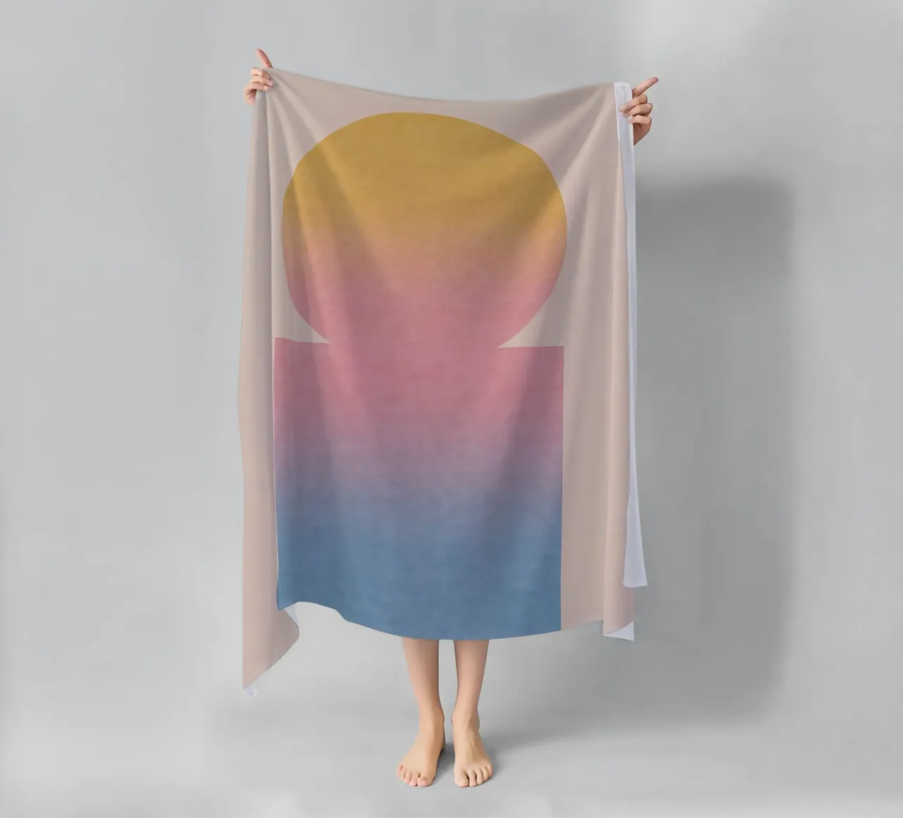 Totem gradiente telo mare da SMPLE