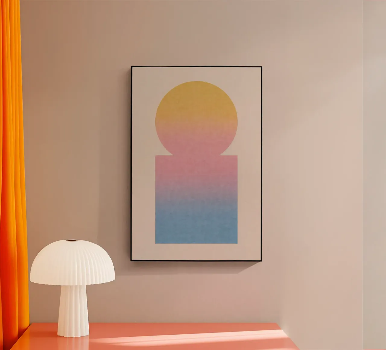 Totem gradiente plexiglass da SMPLE