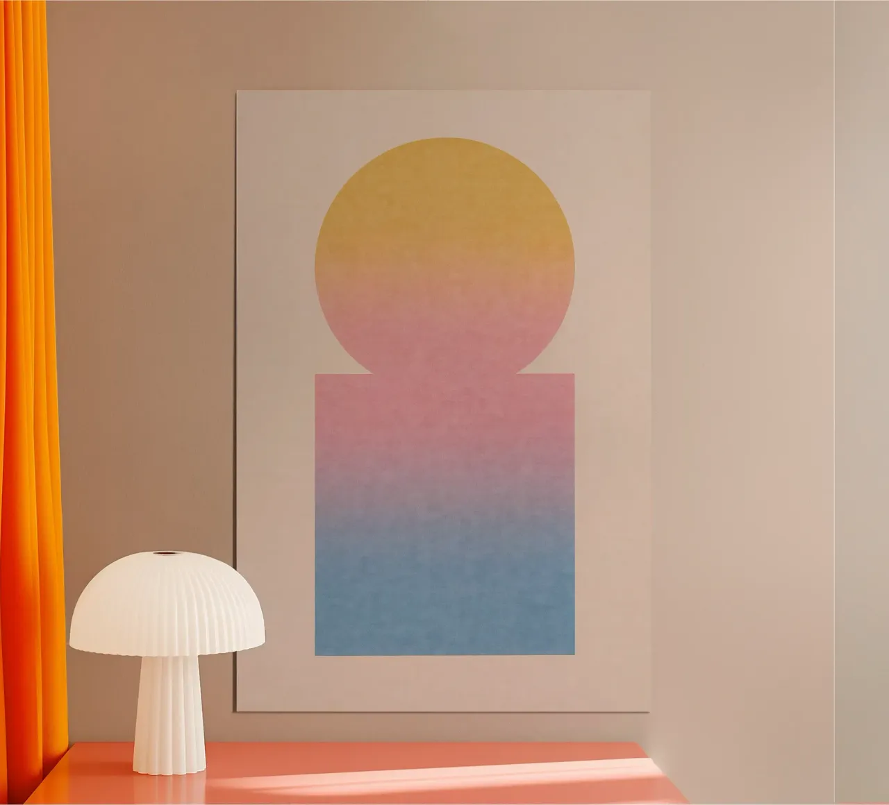 Totem gradiente carta hahnemühle da SMPLE