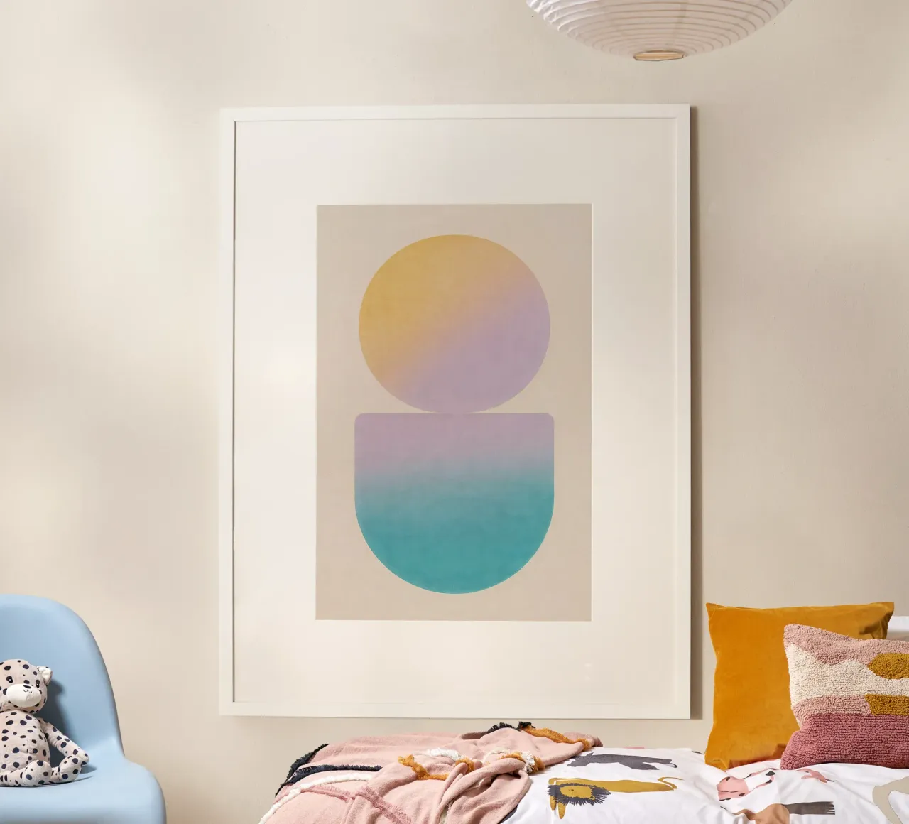 Sfumatura lavanda poster con telaio in plastica da SMPLE