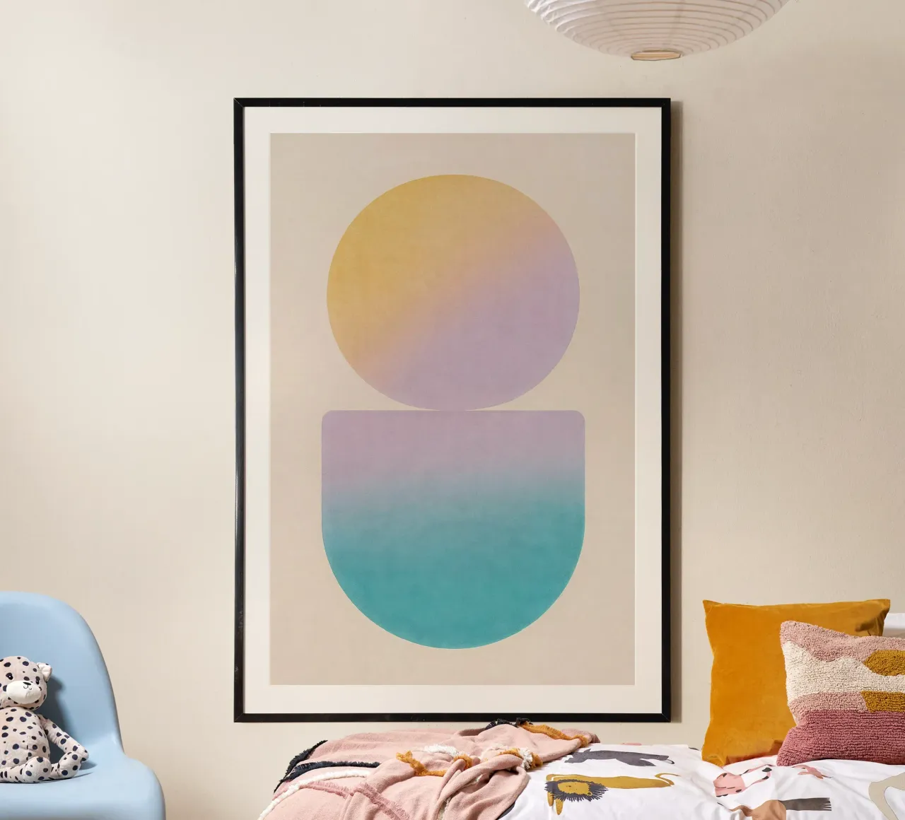 Sfumatura lavanda poster con telaio in plastica da SMPLE
