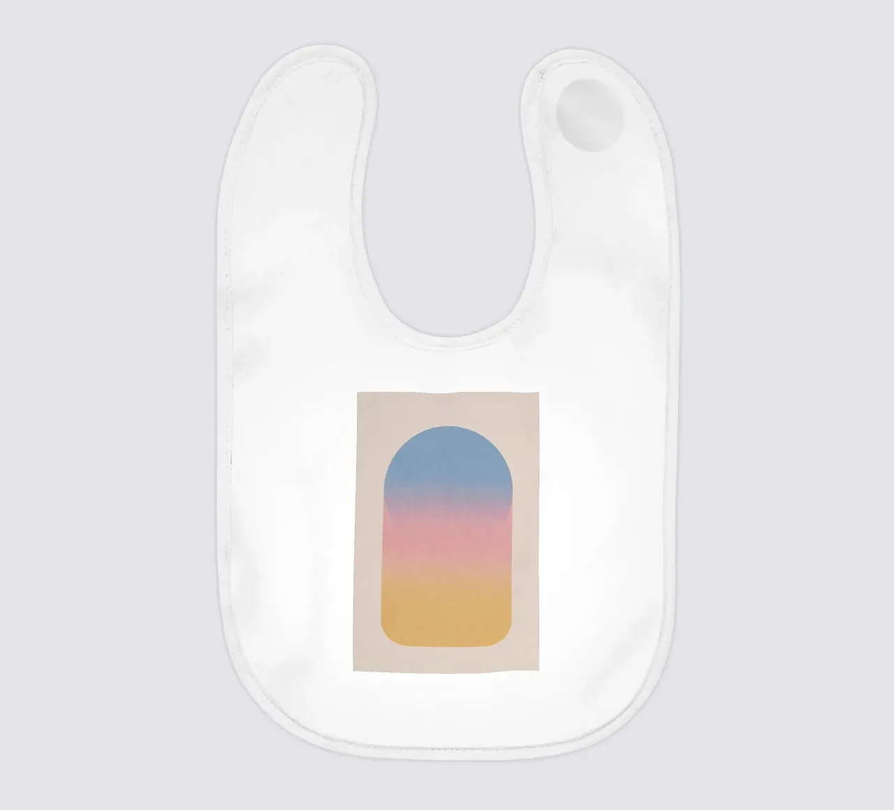 Gradient Glow baby bib by SMPLE