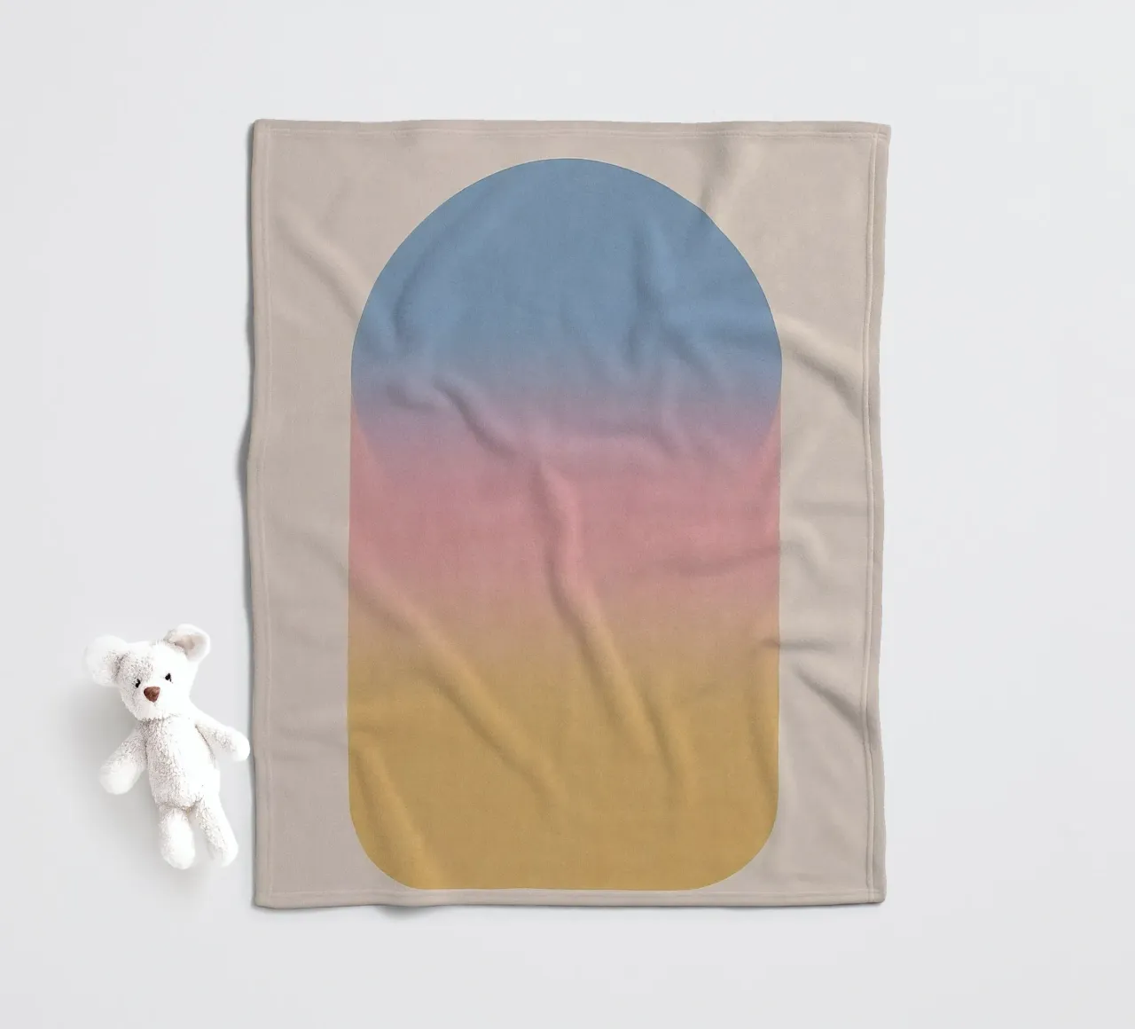 Gradiënt Gloed fleecedeken van SMPLE