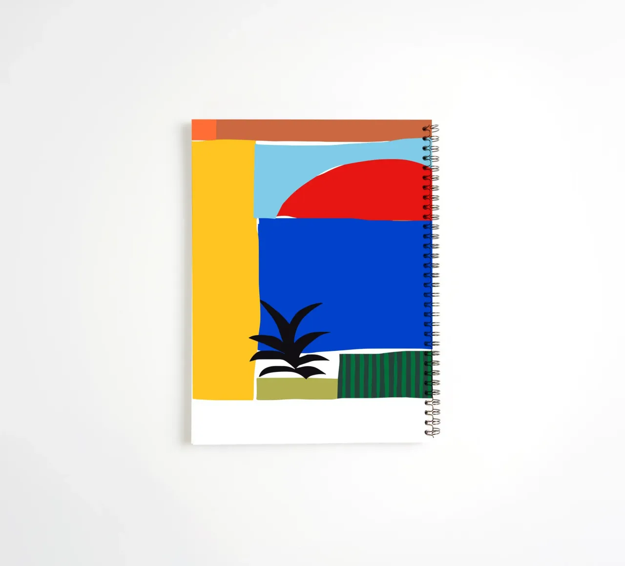 Abstract Horizon spiral notebook by vintageshop