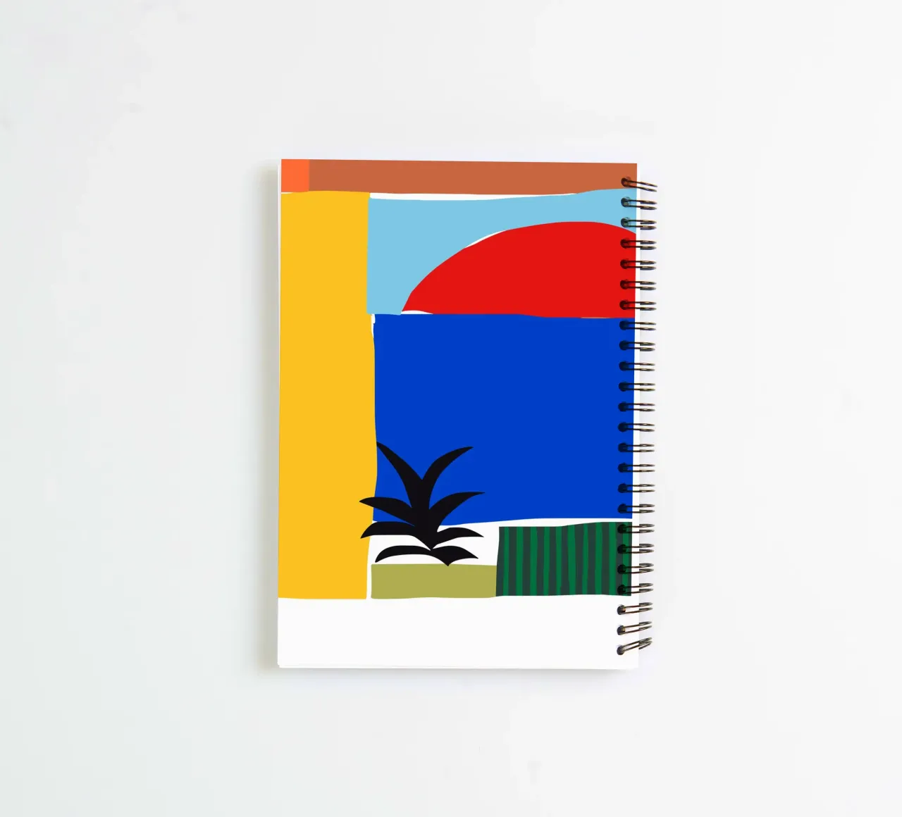 Abstract Horizon spiral notebook by vintageshop