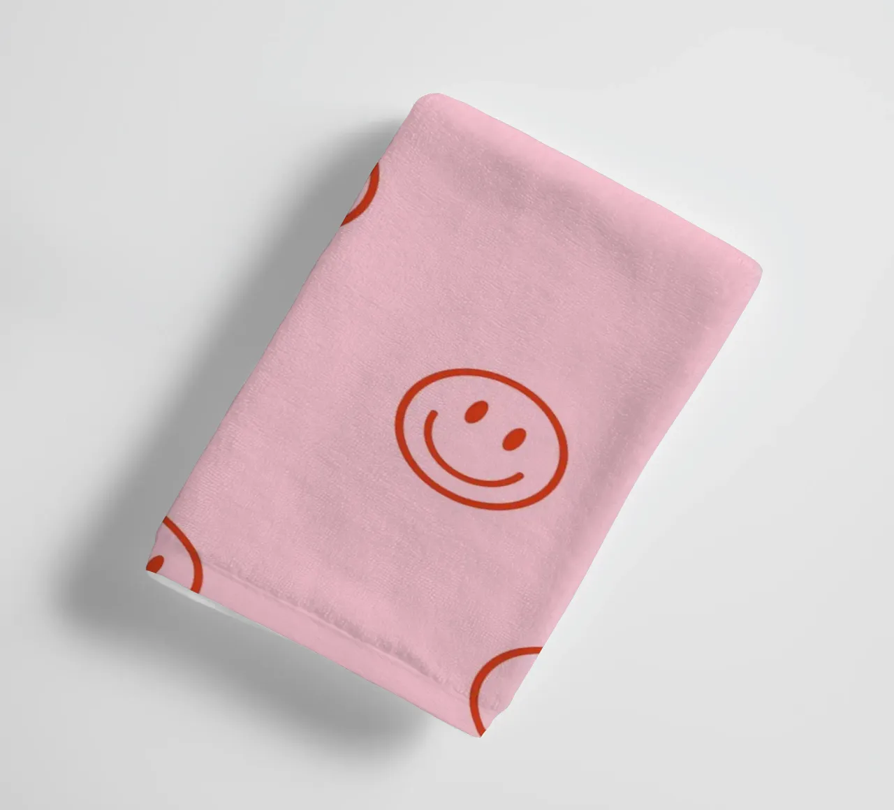 Happy smile towel by we line studio - art