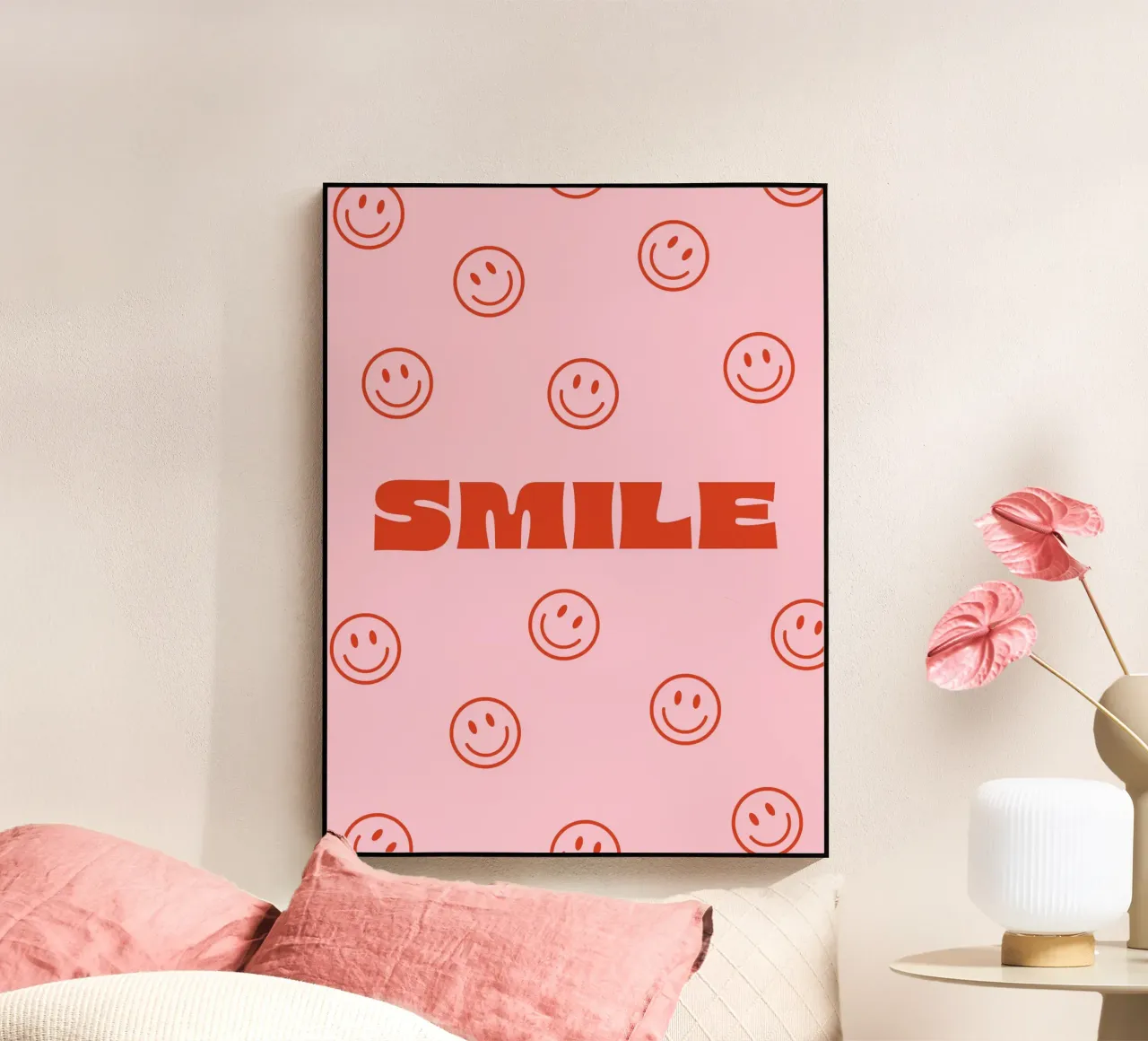 Happy smile acryl van we line studio - art