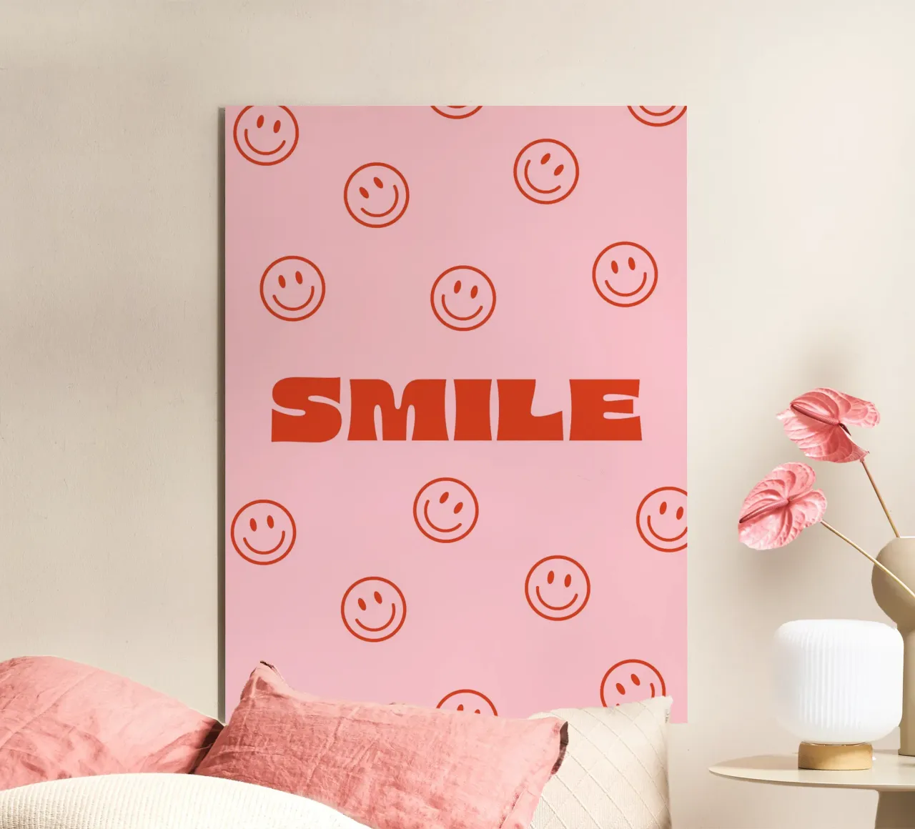 Happy smile alu-dibond by we line studio - art