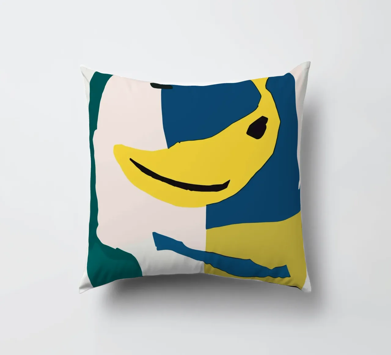 Banana Still Life Abstraction cuscino da vintageshop