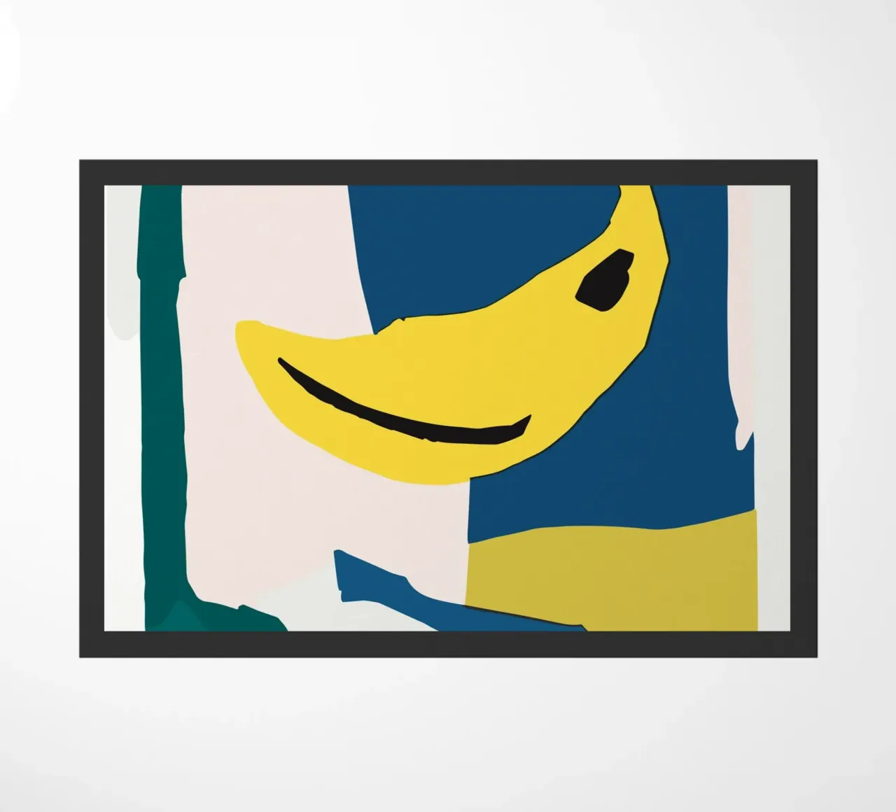 Banana Still Life Abstraction zerbino da vintageshop