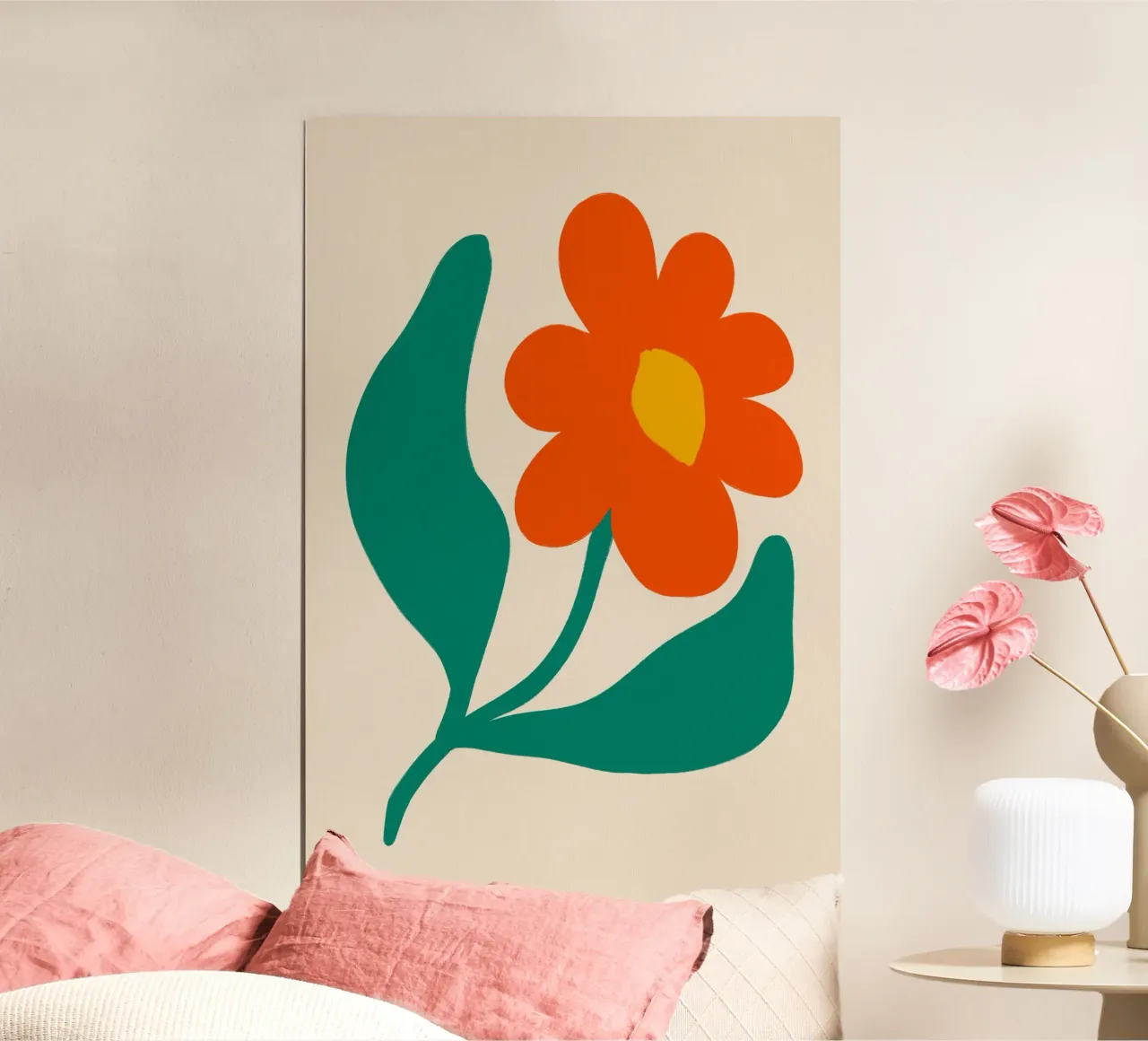 Modern abstract flower carta hahnemühle da Tida vom Weg