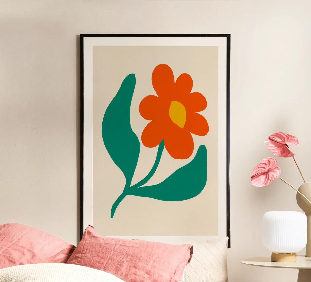 Modern abstract flower carta hahnemühle da Tida vom Weg