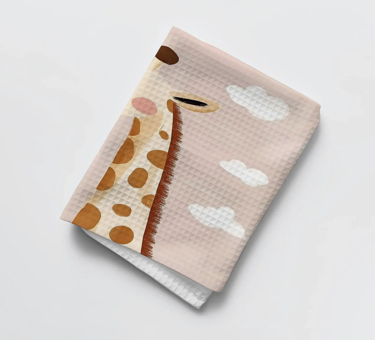 Poster con una graziosa giraffa, stampa per l'asilo nido, stampe safari per la stanza dei giochi canovaccio da cucina da Little Lola