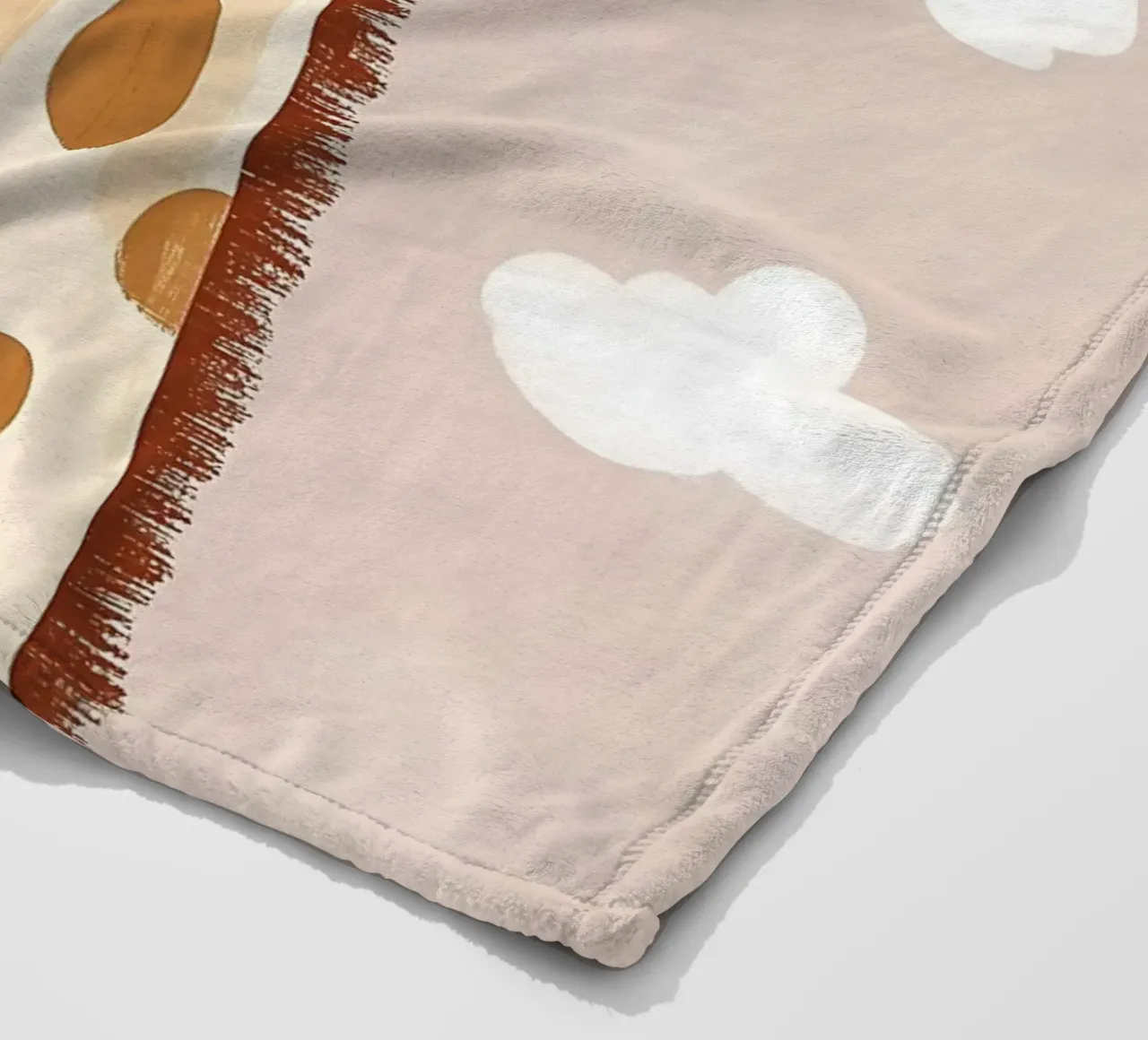 Cute Giraffe Poster, Nursery Print, Playroom Safari Prints fleece blanket by Little Lola