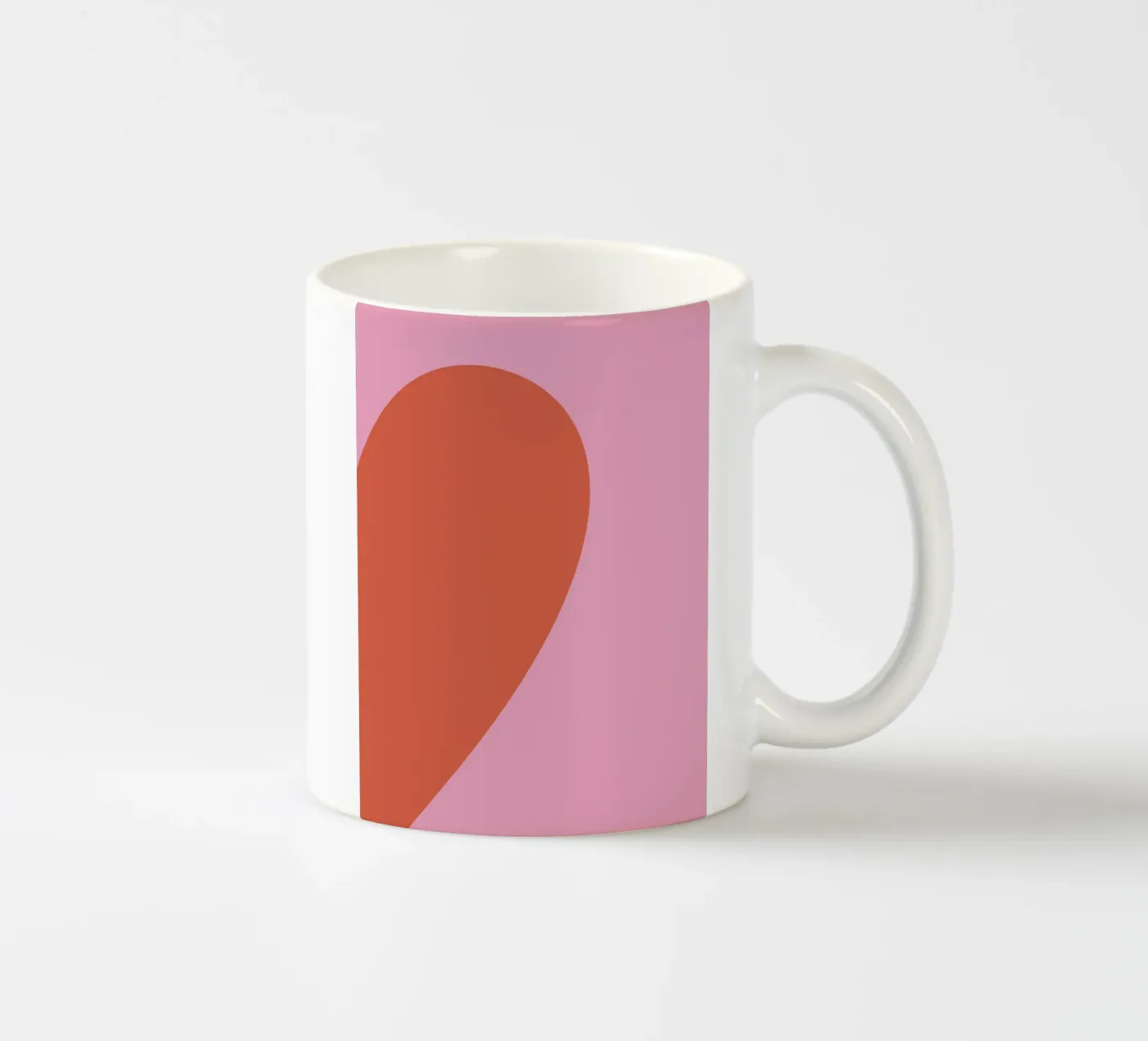 Right half ceramic mug by we line studio - art