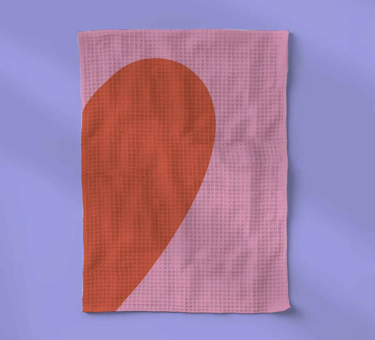 Right half tea towel by we line studio - art