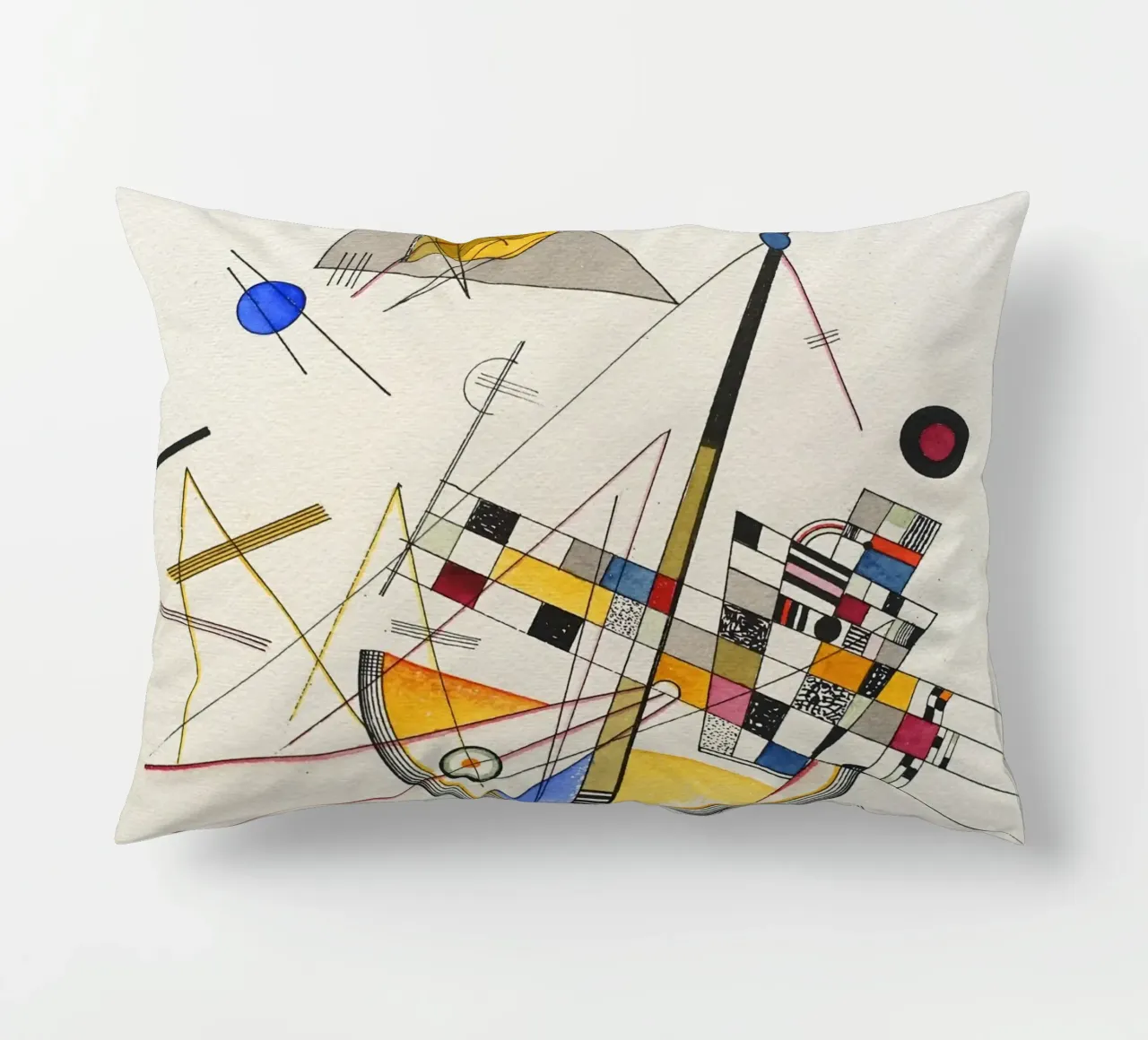 Wassily kandinsky Composizione cuscino da 50 masterpieces