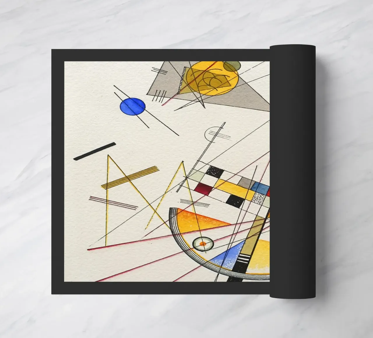 Wassily kandinsky Composizione zerbino da 50 masterpieces