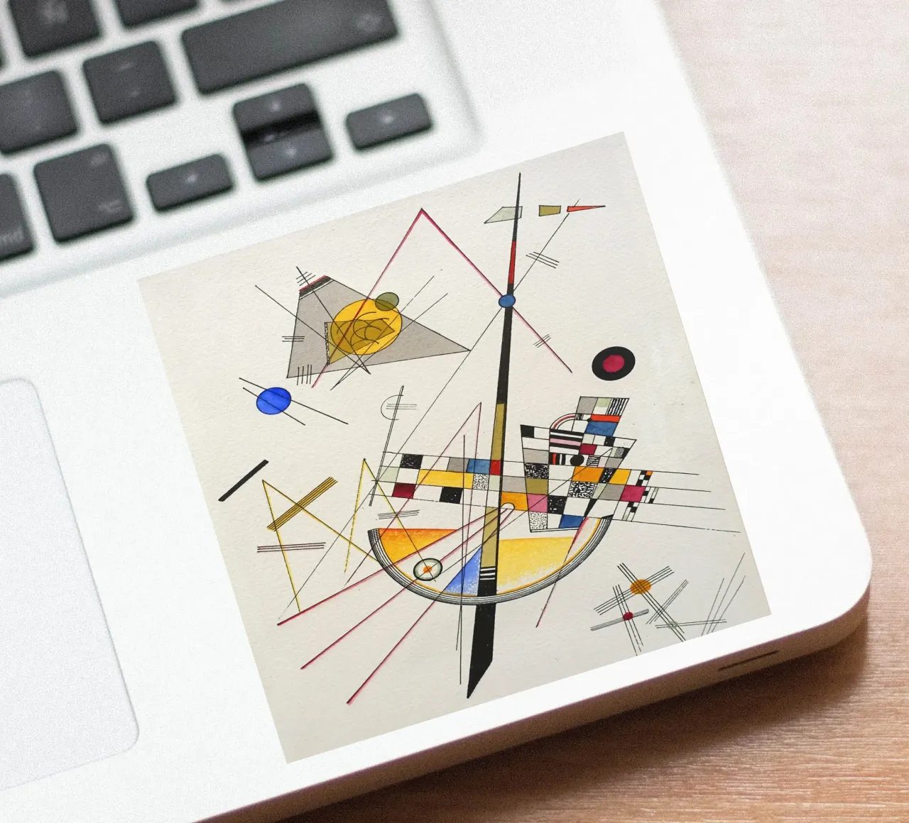 Wassily kandinsky Composition autocollant de 50 masterpieces