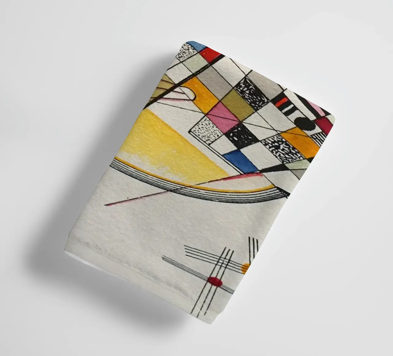 Wassily kandinsky Composizione asciugamano da bagno da 50 masterpieces