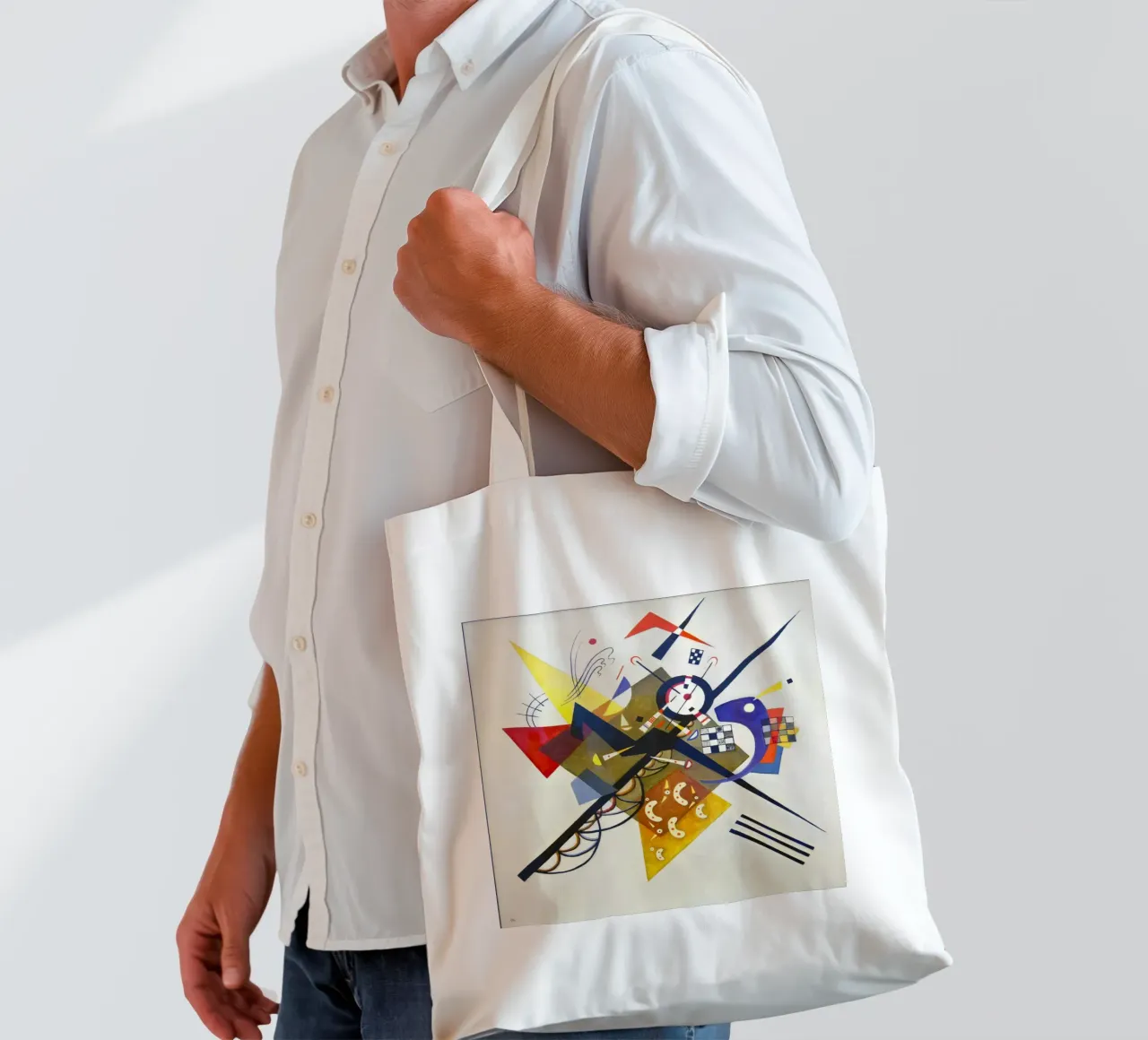 Wassily kandinsky Composition tote bag by 50 masterpieces