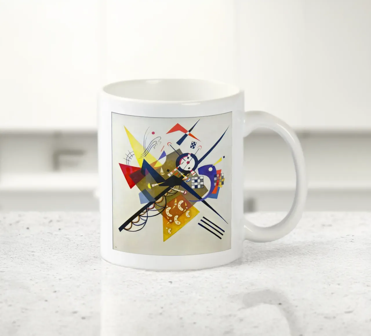 Wassily kandinsky Composizione tazza in ceramica da 50 masterpieces