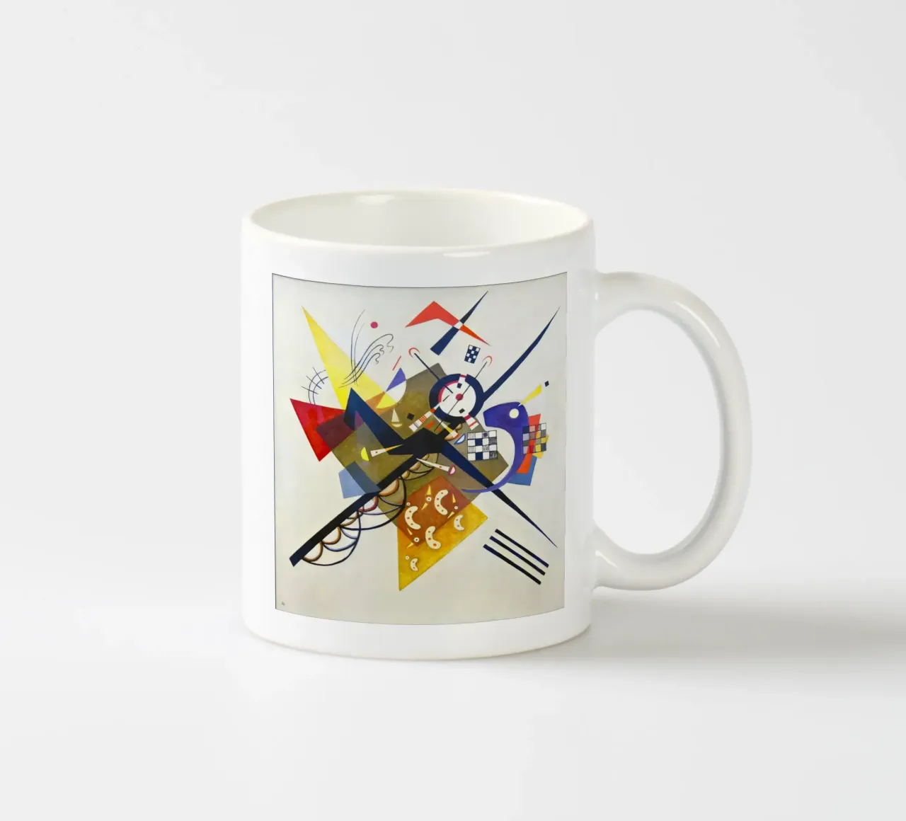 Wassily kandinsky Composizione tazza in ceramica da 50 masterpieces