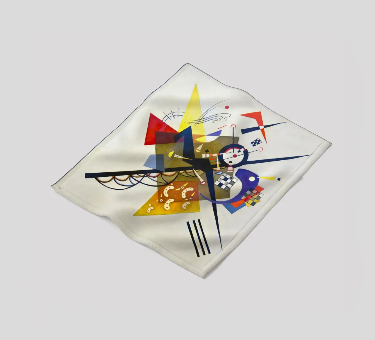 Wassily kandinsky Compositie fleecedeken van 50 masterpieces
