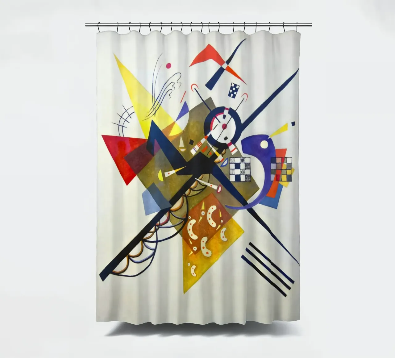 Wassily kandinsky Composition shower curtain by 50 masterpieces