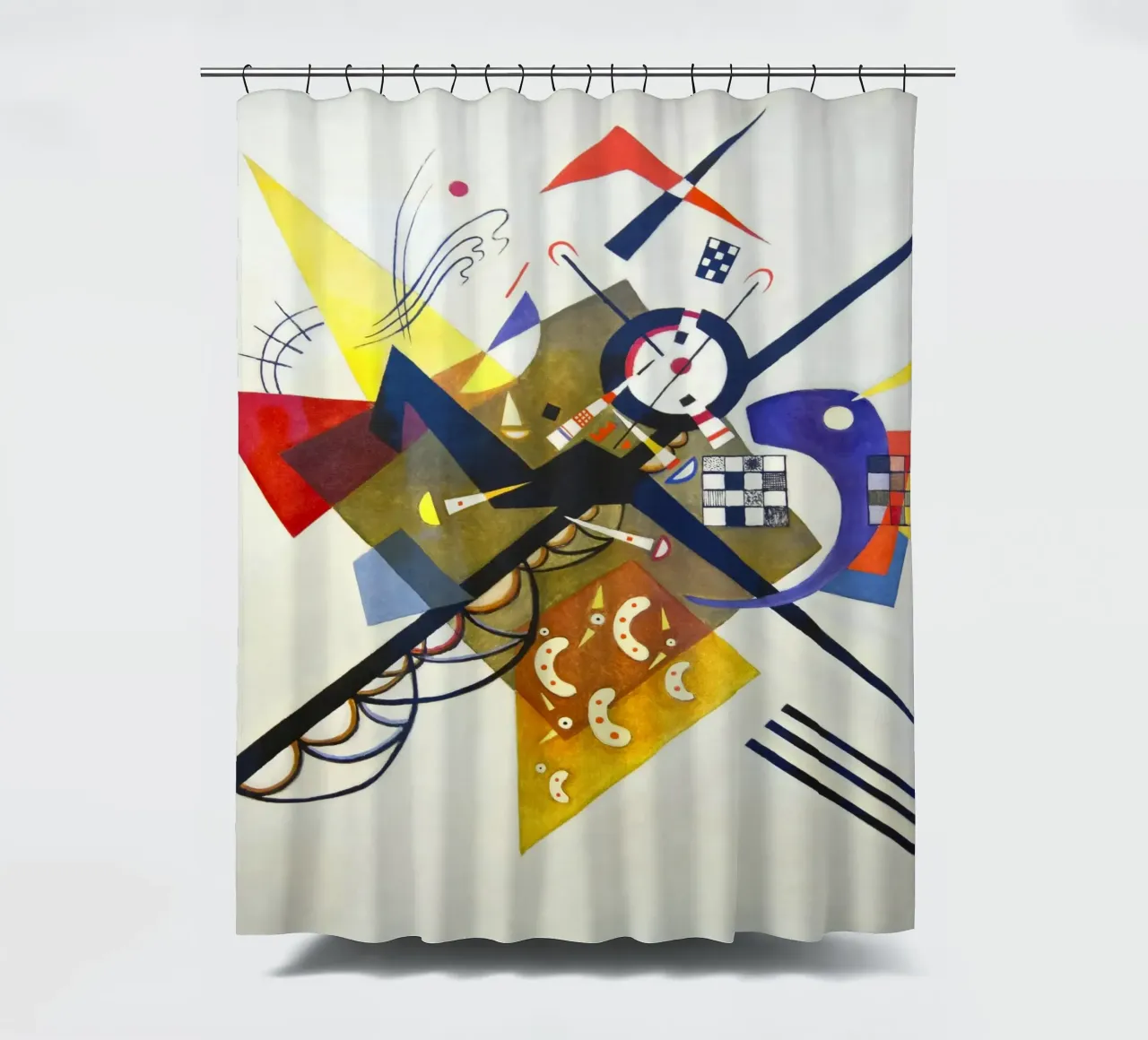 Wassily kandinsky Composition shower curtain by 50 masterpieces
