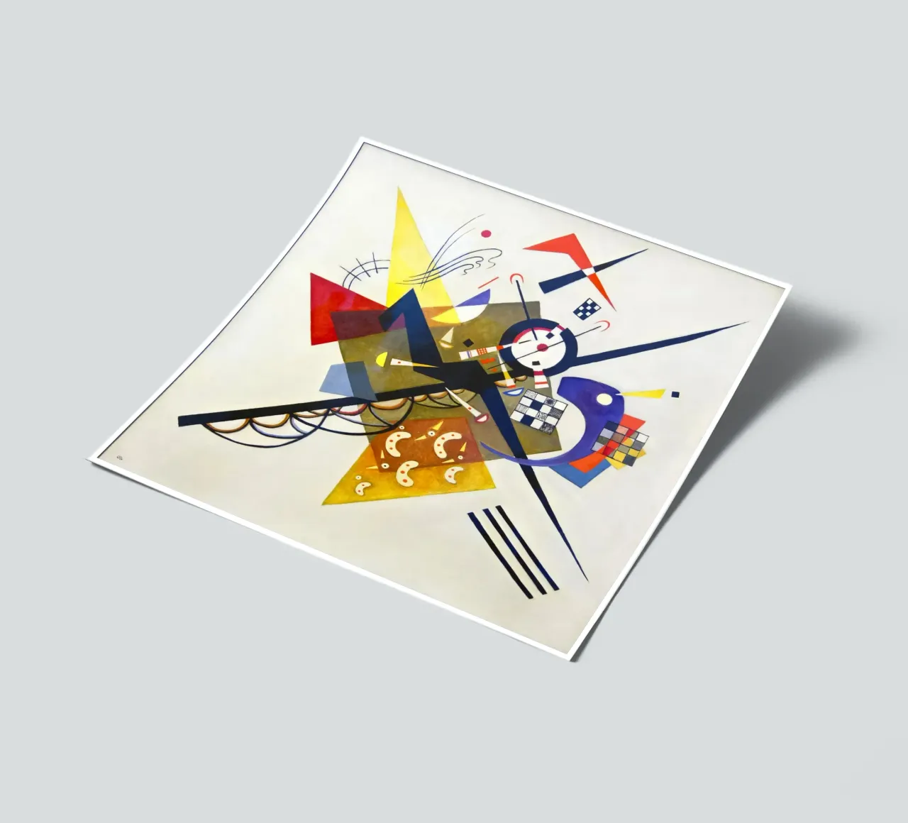 Wassily kandinsky Composition sticker sheet by 50 masterpieces